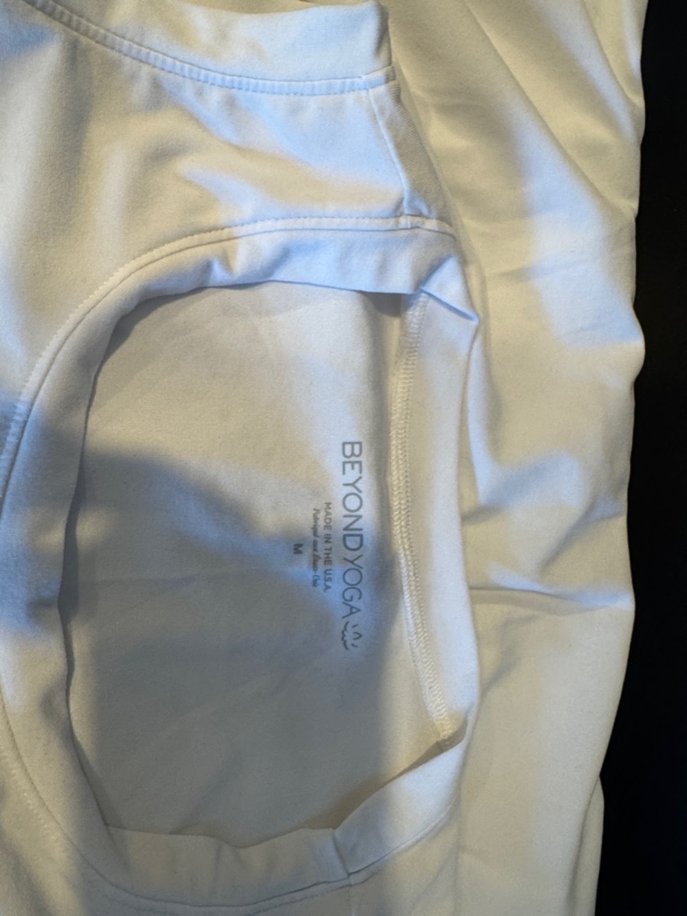 Beyond Yoga White Sleeveless Tank Top size Medium - Picture 4 of 5